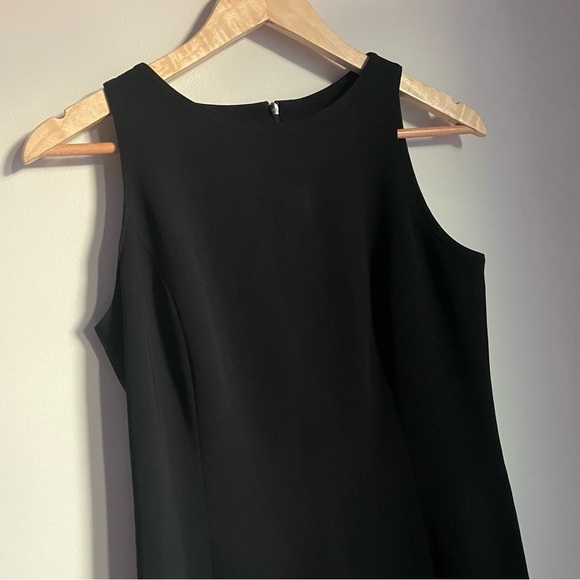 Jones New York Black Sleeveless Sheath Career Dress sz 4 - Picture 2 of 6